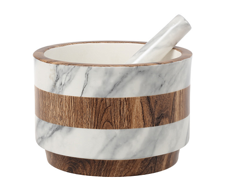 Ступка с пестиком 15см Wood&Marble 