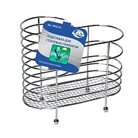 Подставка для столовых приборов (хром) Мультидом