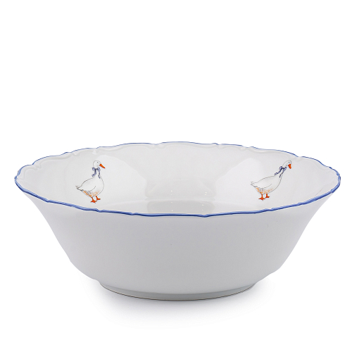 Набор салатников 19см глубоких 6шт Гуси