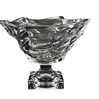 Фруктовница 29,5см на ножке Flamenko Aurum Crystal