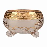 Конфетница 13см тройножка Kamila золото Star Crystal