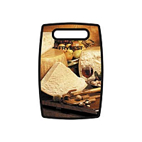 Бамбуковая доска с антибактер.покрытием 25*16 