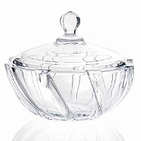 Конфетница 19см с крышкой Infinity Crystalite Bohemia