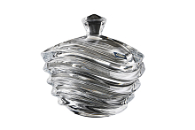 Конфетница 17см с крышкой Wave Crystalite Bohemia