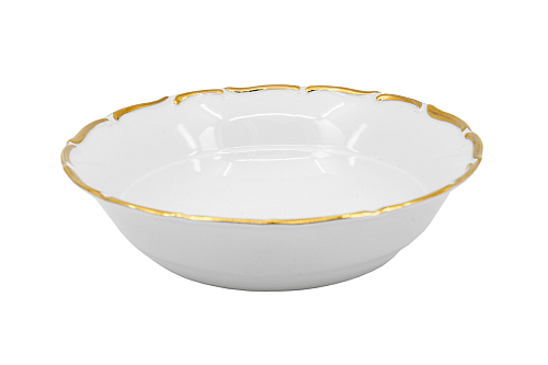 Набор салатников 16см 6шт Отводка золото широкая