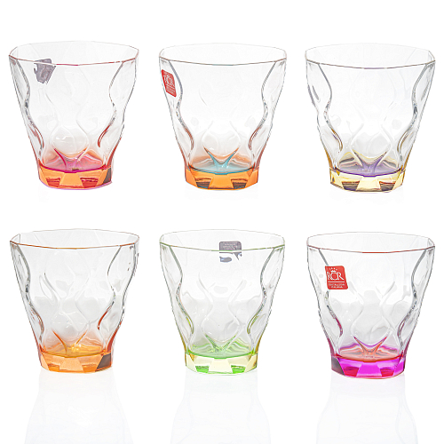 Набор стаканов 300мл 6шт Riflessi Bicolour RCR Набор стаканов 300мл 6шт Riflessi Bicolour RCR