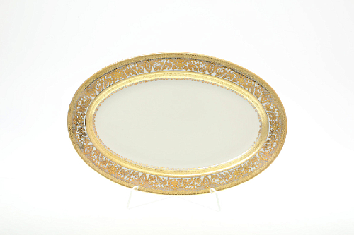 Блюдо овальное 25см 1шт Majestik Cream Gold Falkenporzellan 