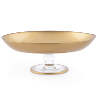 Блюдо овальное на ножке Piramit