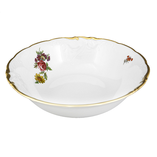 Салатник 26см 1шт Мейсенский букет Roman Gebis